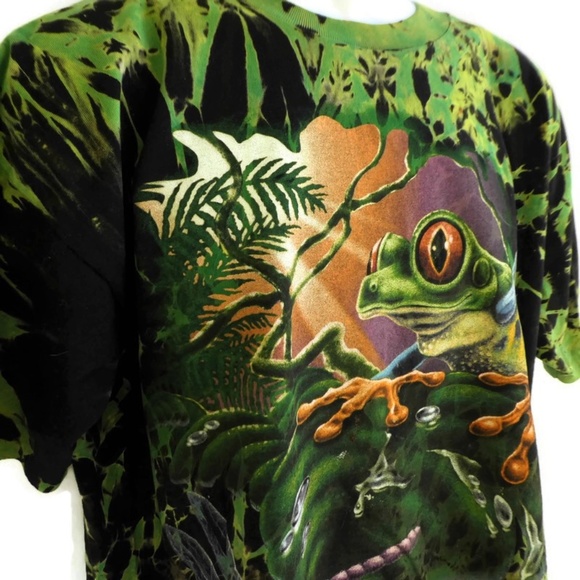 Wild Wear Tee T Shirt USA Archie Carr L Frogs - Picture 4 of 7
